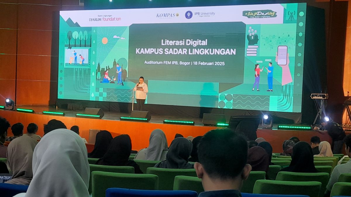 Ciptakan AGEN LINGKUNGAN, Literasi Digital Sadar Lingkungan Sasar Kampus