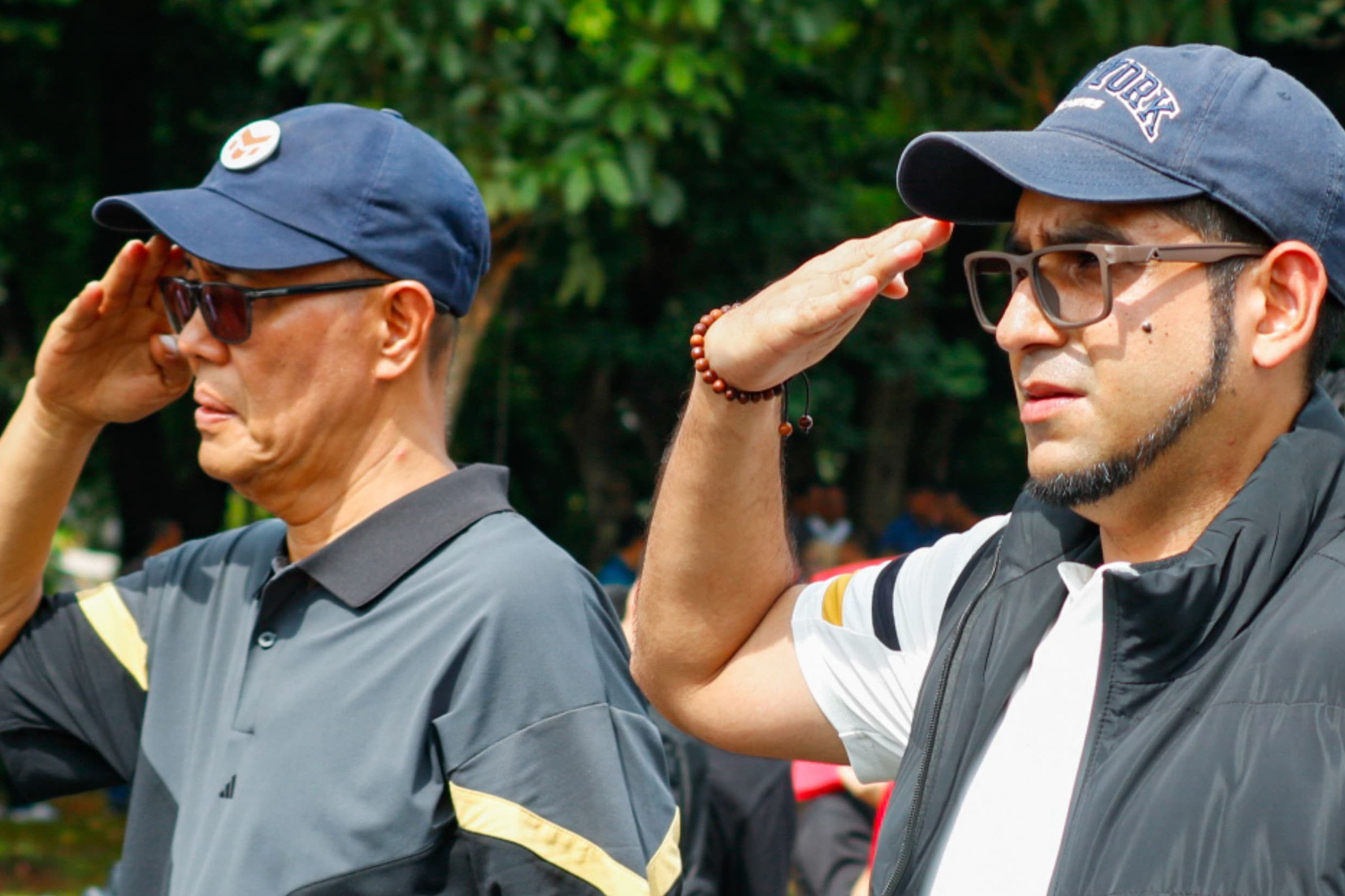 Menjelang pelantikan, Ayep Zaki menghadiri latihan di Monas