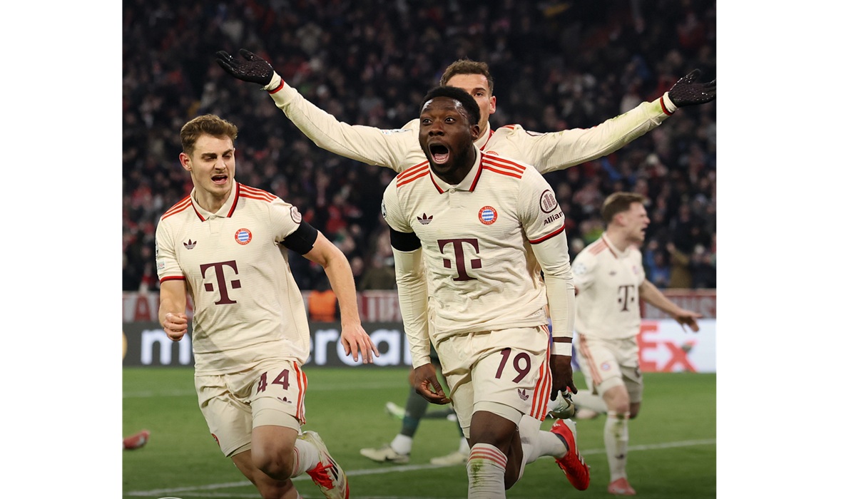 Bayern Muenchen vs Celtic, Gol Larut Alphonso Davies Pastikan Die Roten ke 16 Besar Liga Champions