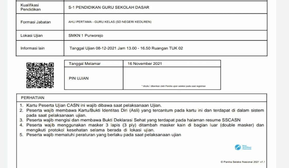 5 Cara Cetak Kartu Ujian PPPK 2024 Tahap 2 di SSCASN BKN