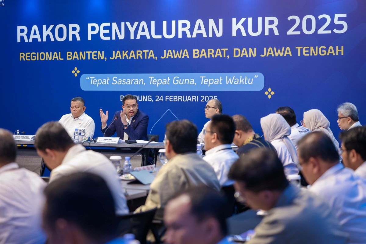 Menteri UMKM Program KUR Tidak Boleh Sekadar Formalitas Bagi Para Penyalur