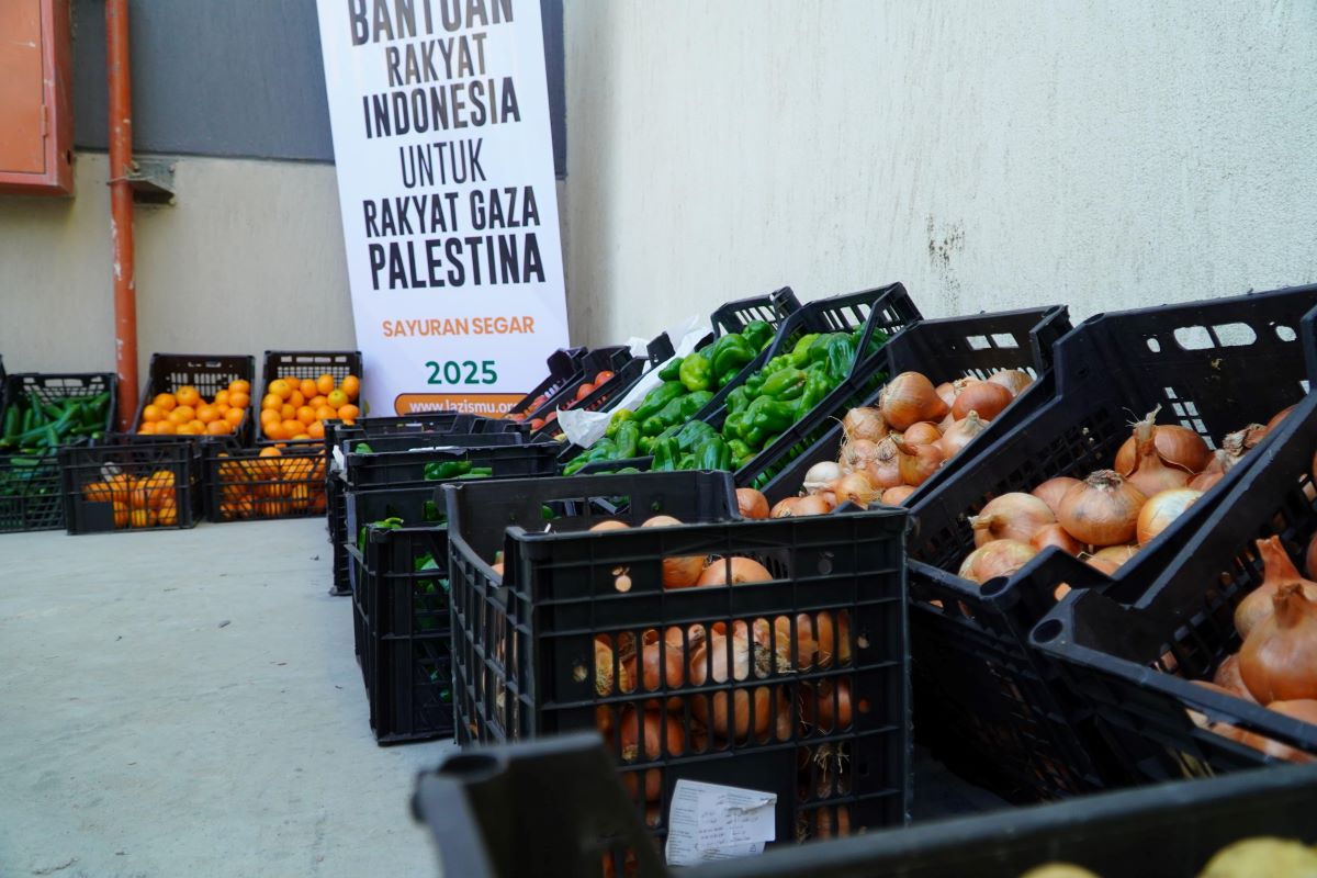 Bantuan 2 Ton Sayur dan Buah Segar dari Muhammadiyah untuk Palestina Resmi Diberangkatkan