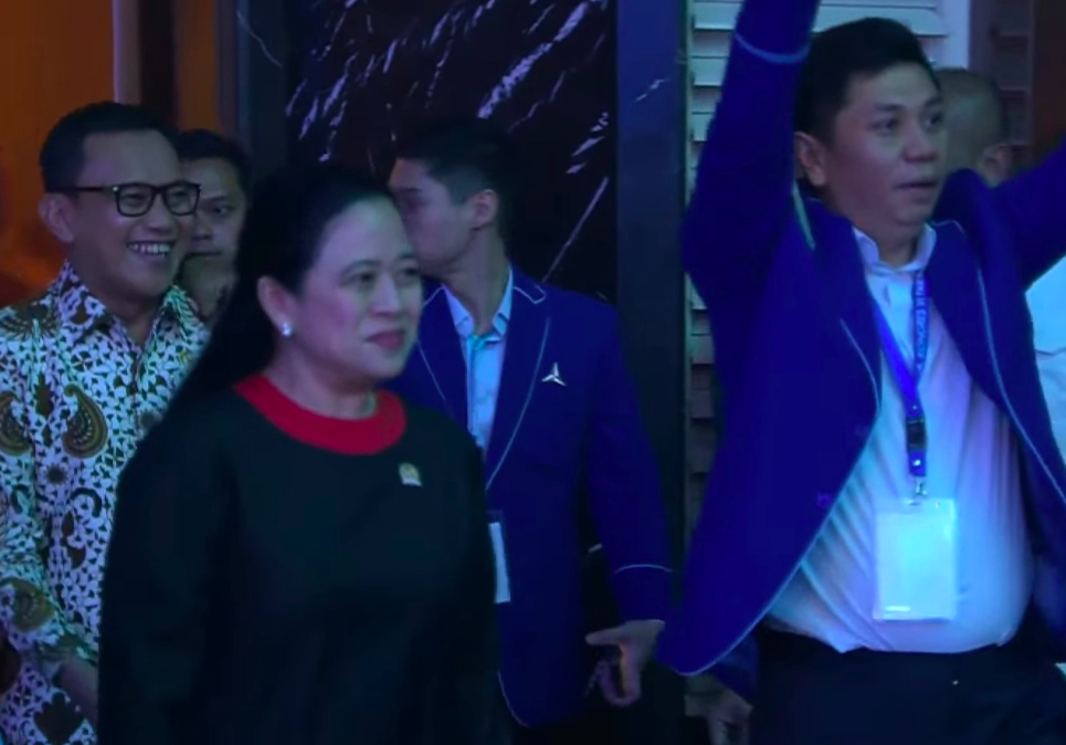 Puan Maharani Hadiri Kongres VI Demokrat, Disambut SBY dan AHY