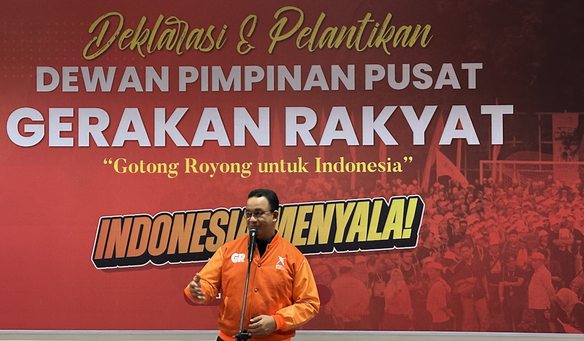 Anies Baswedan Hadiri Pembentukan Ormas Gerakan Rakyat