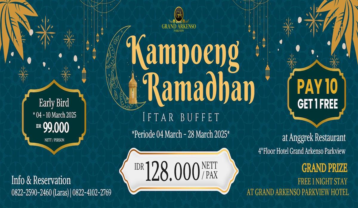 Hanya Rp99 Ribu! Nikmati Buffet All You Can Eat di Grand Arkenso Semarang saat Ramadhan