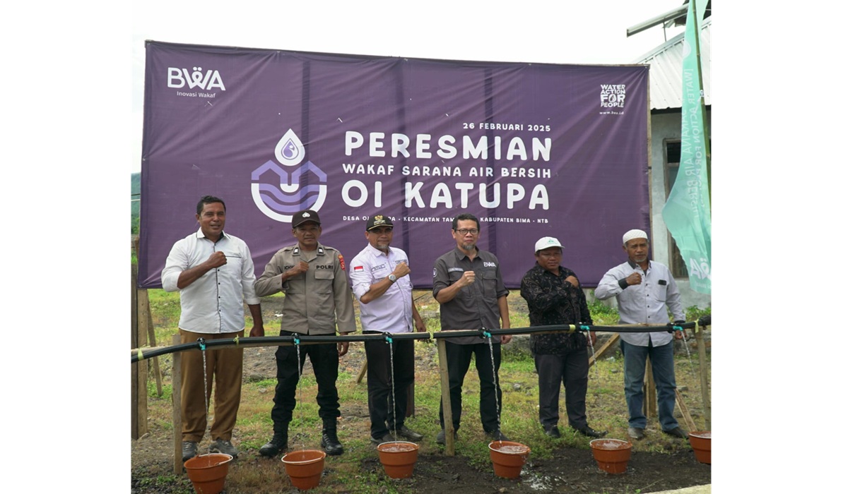 BWA Atasi Masalah Air Bersih di Desa Oi Katupa, Bima, NTB