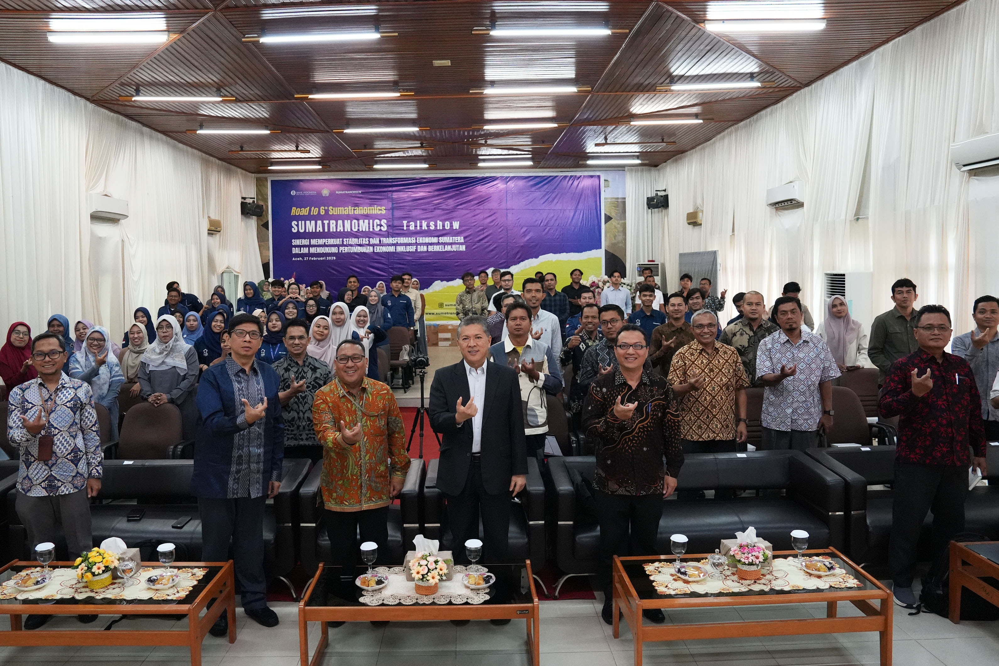 Universitas Syiah Kuala Aceh dan Bank Indonesia Kerja sama Talkshow Road to 6 th Sumatranomics