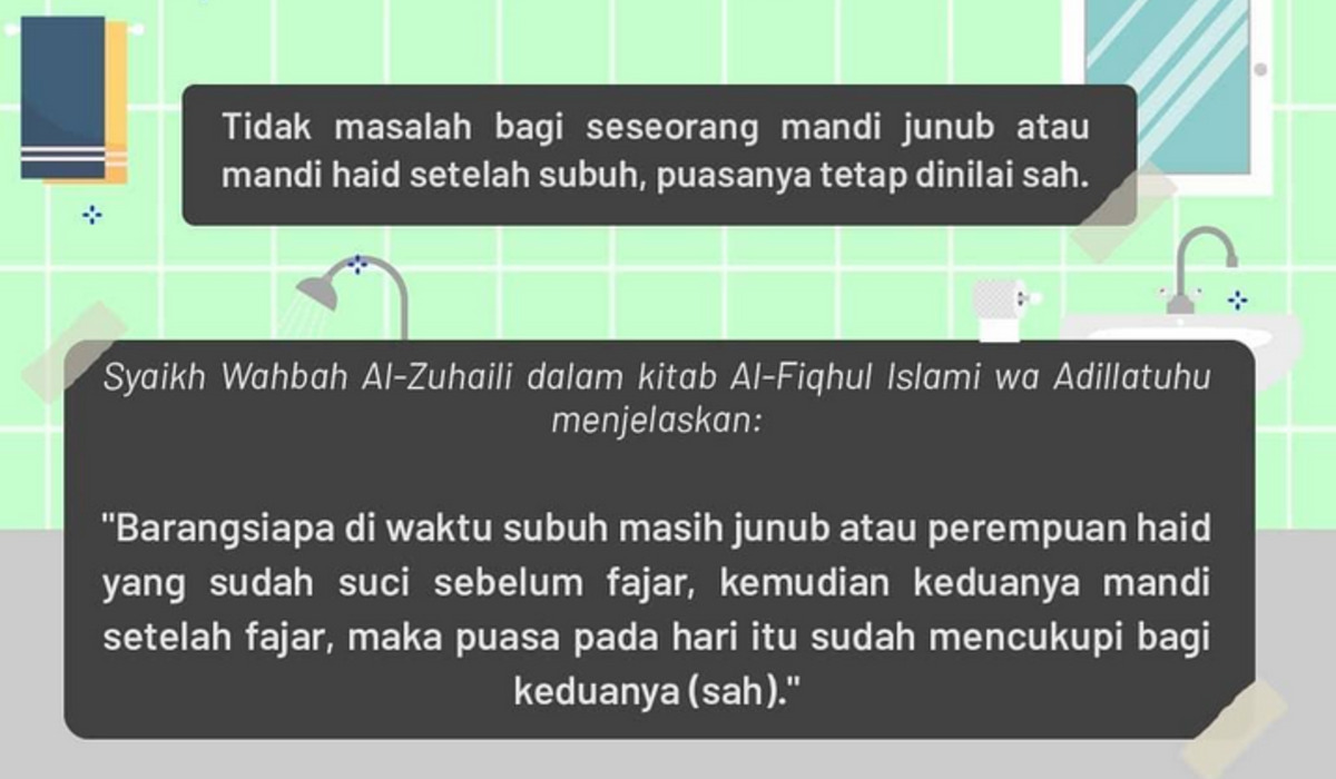 Mandi Wajib Dilakukan setelah Sahur atau Subuh saat Ramadan Apa Boleh Ini Penjelasannya