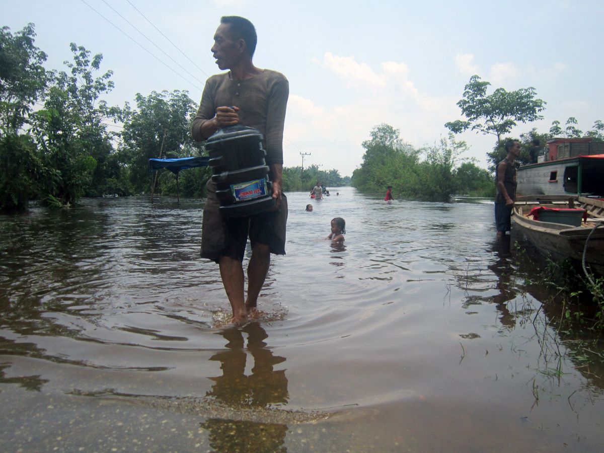 7.000 rumah tangga yang terkena dampak, lima wilayah di Riau dilanda banjir karena intensitas curah hujan yang tinggi