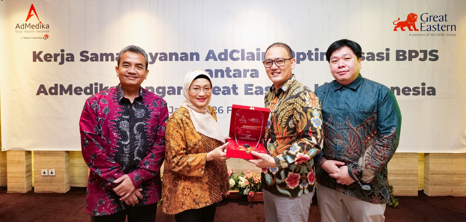 Kolaborasi Admedika dan Great Eastern Life Indonesia Luncurkan AdClaim Optimalisasi Layanan BPJS