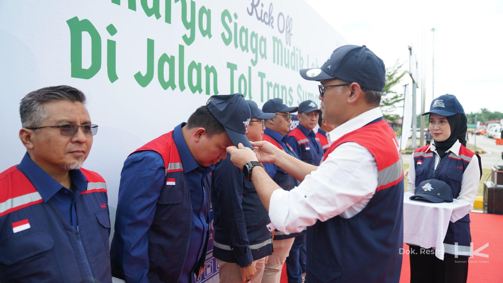 Kesiapan Aliran Mudik, Peringatan Peringatan diadakan di Trans Sumatra Toll Road