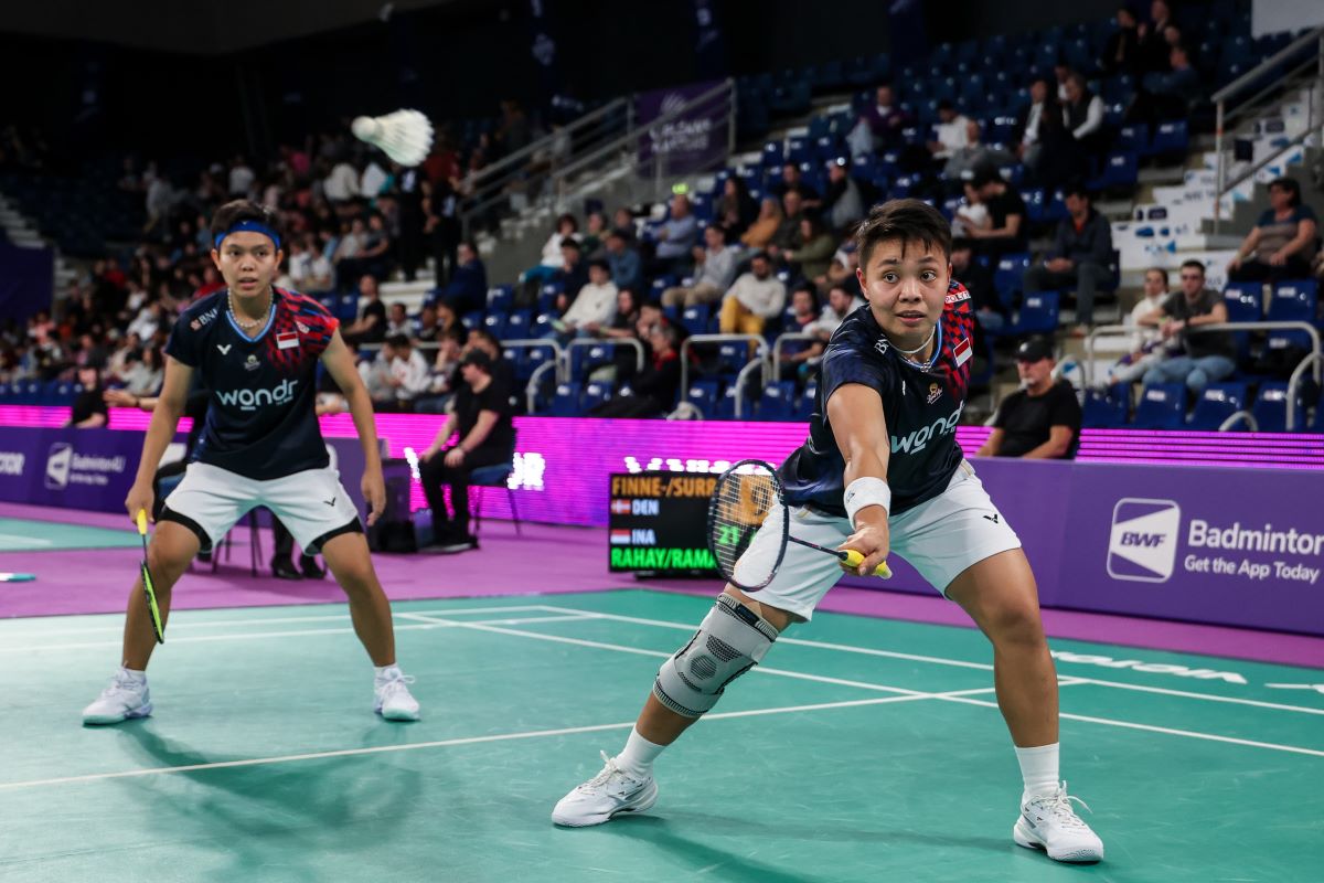 Apri/fadia bersyukur mengang di babak 16 Besar Orleans Masters 2025