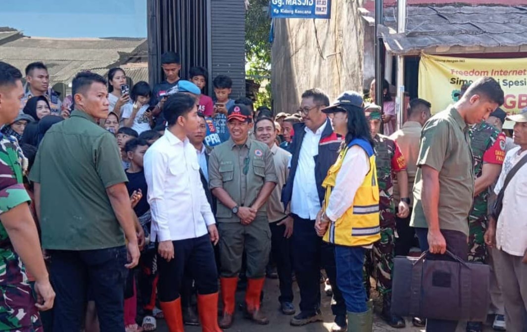 PEMERINTAH PUSAT AKAN BANU PENIGANAN JEMBATAN ROBOH TERDAMPAK BENCANA DI SUKABUMI