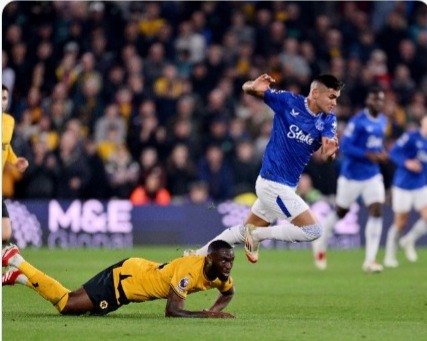 Hasil Liga Inggris Wolves vs Everton 1-1, Everton Gagal Dekati 10 Besar Klasemen