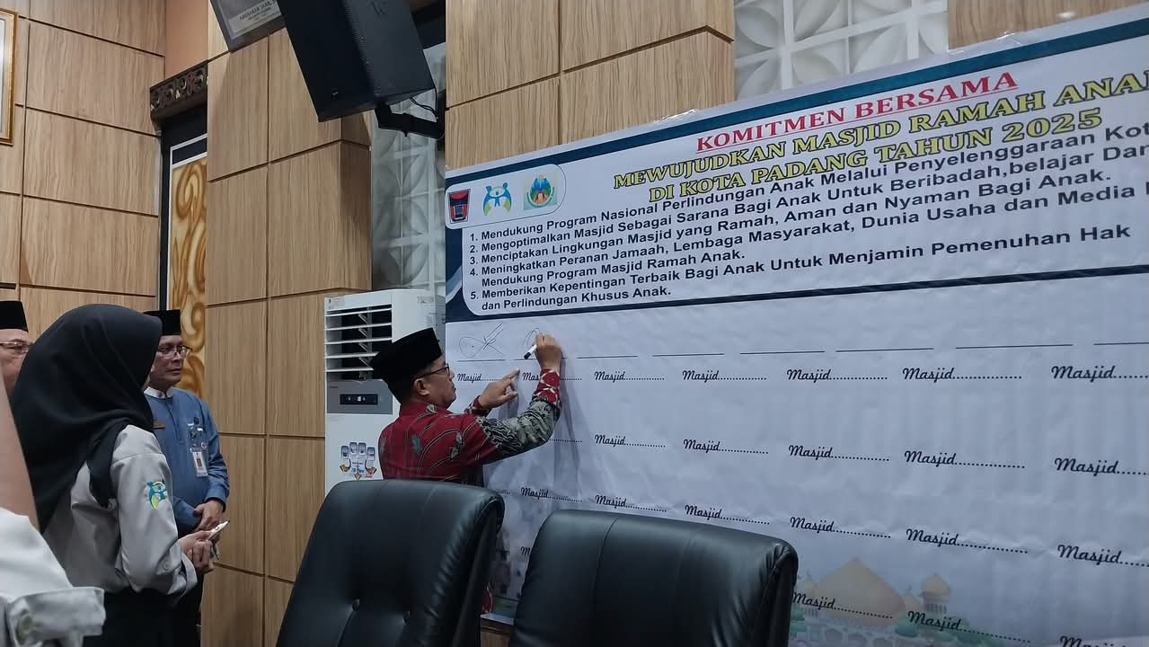 Smart Surau, Strategi Pemko Padang Wujudkan Masjid Ramah Anak