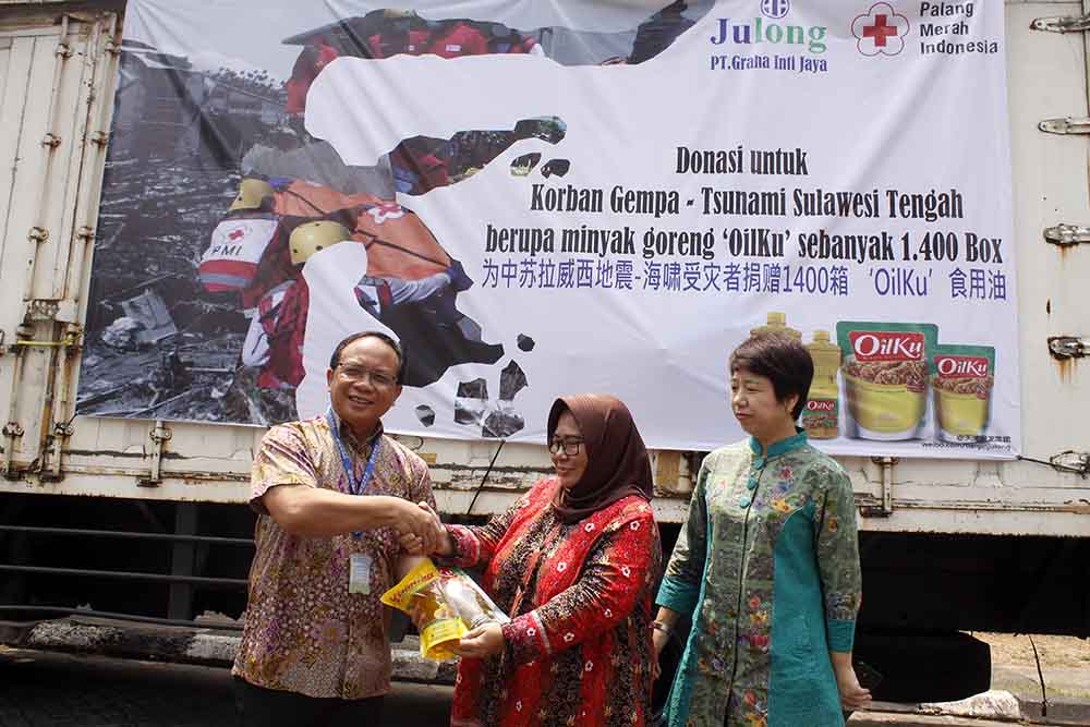 JULONG GROUP PEDULI KORBAN GEMPA TSUNAMI SULAWESI TENGAH