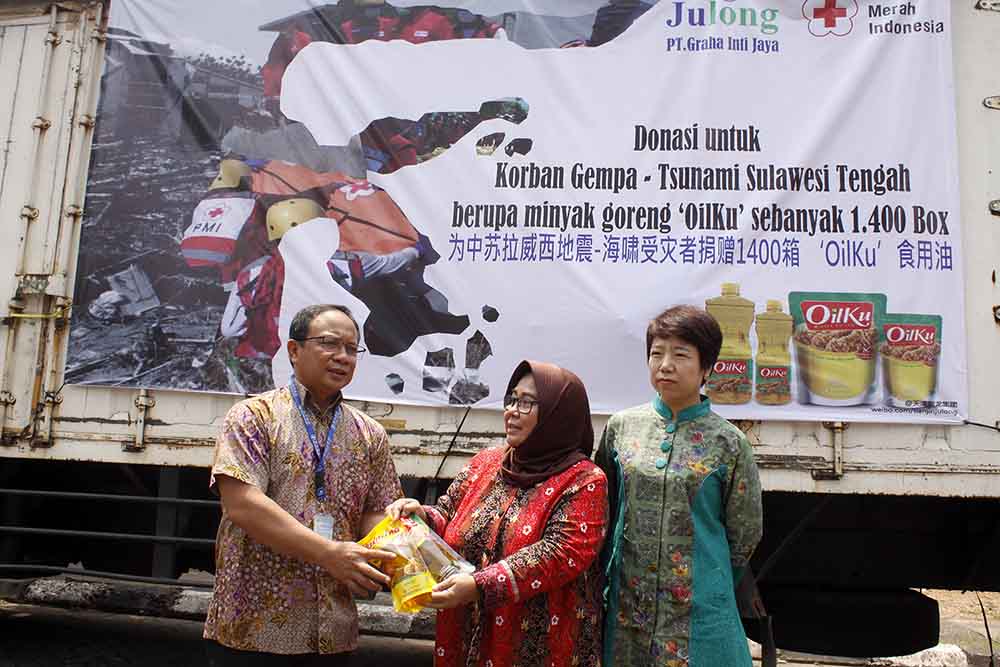 JULONG GROUP PEDULI KORBAN GEMPA TSUNAMI SULAWESI TENGAH