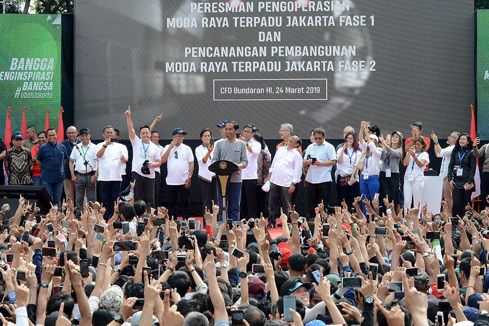 Peresmian MRT Jakarta