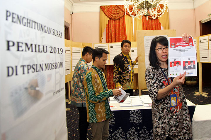 Jokowi Menang Telak di Rusia