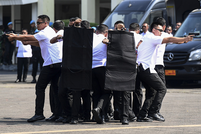 Gelar Pasukan Pengamanan Presiden Terpilih