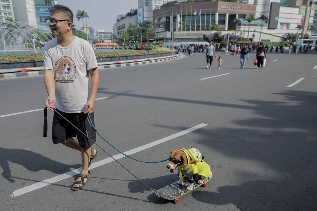 Warga Memanfaatkan Hari Bebas Kendaraan 