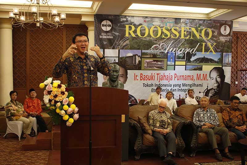 Basuki Tjahaja Purnama Raih Rooseno Award