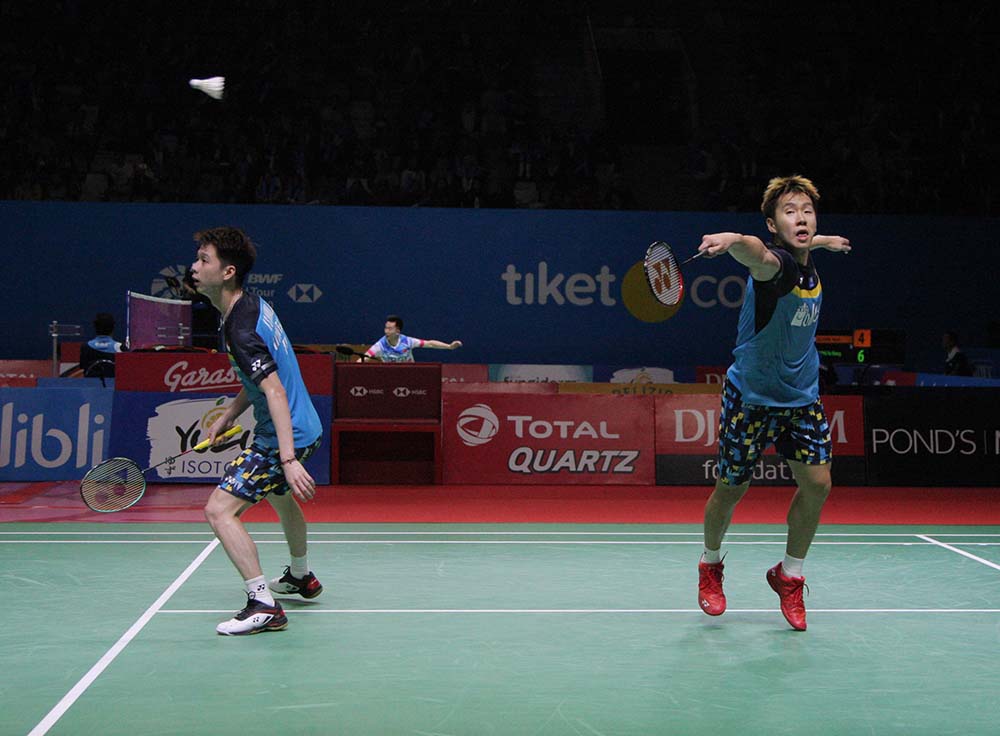 Marcus Gideon/Kevin Sanjaya Melangkah ke Babak Selanjutnya