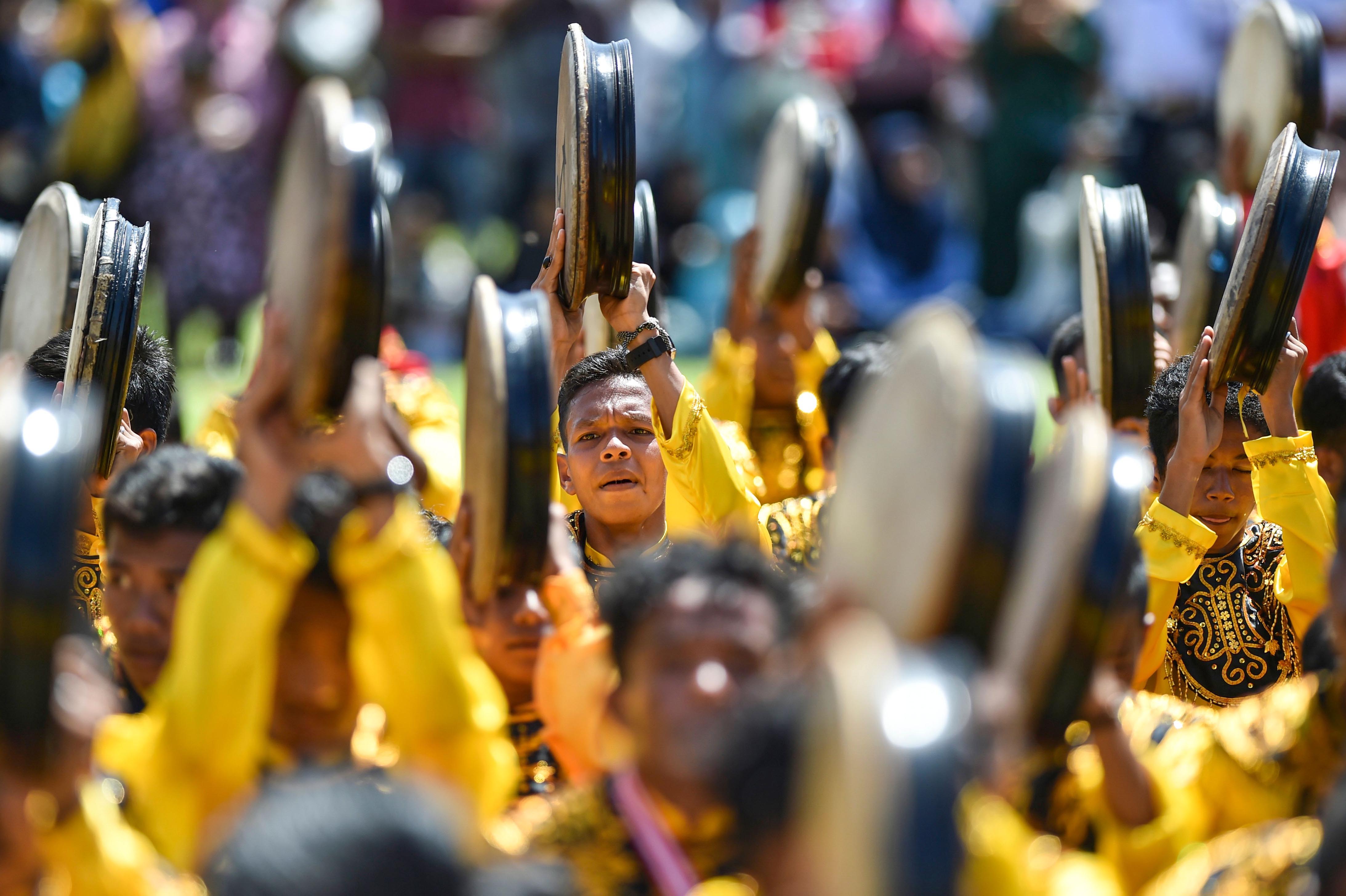 Rapai Geleng Massal Meriahkan HUT ke-74 Kemerdekaan RI
