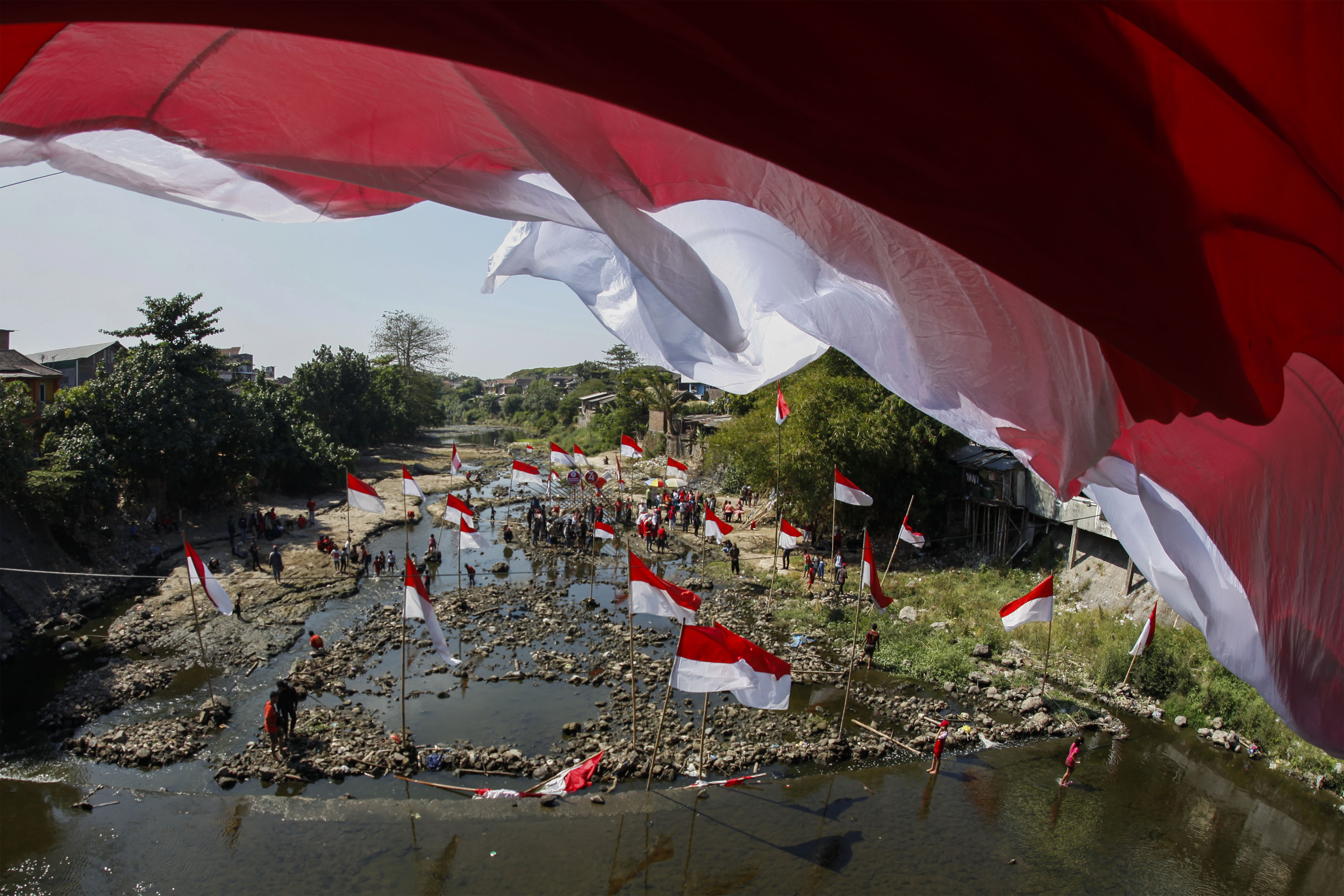 Upacara HUT ke-74 Kemerdekaan Republik Indonesia 