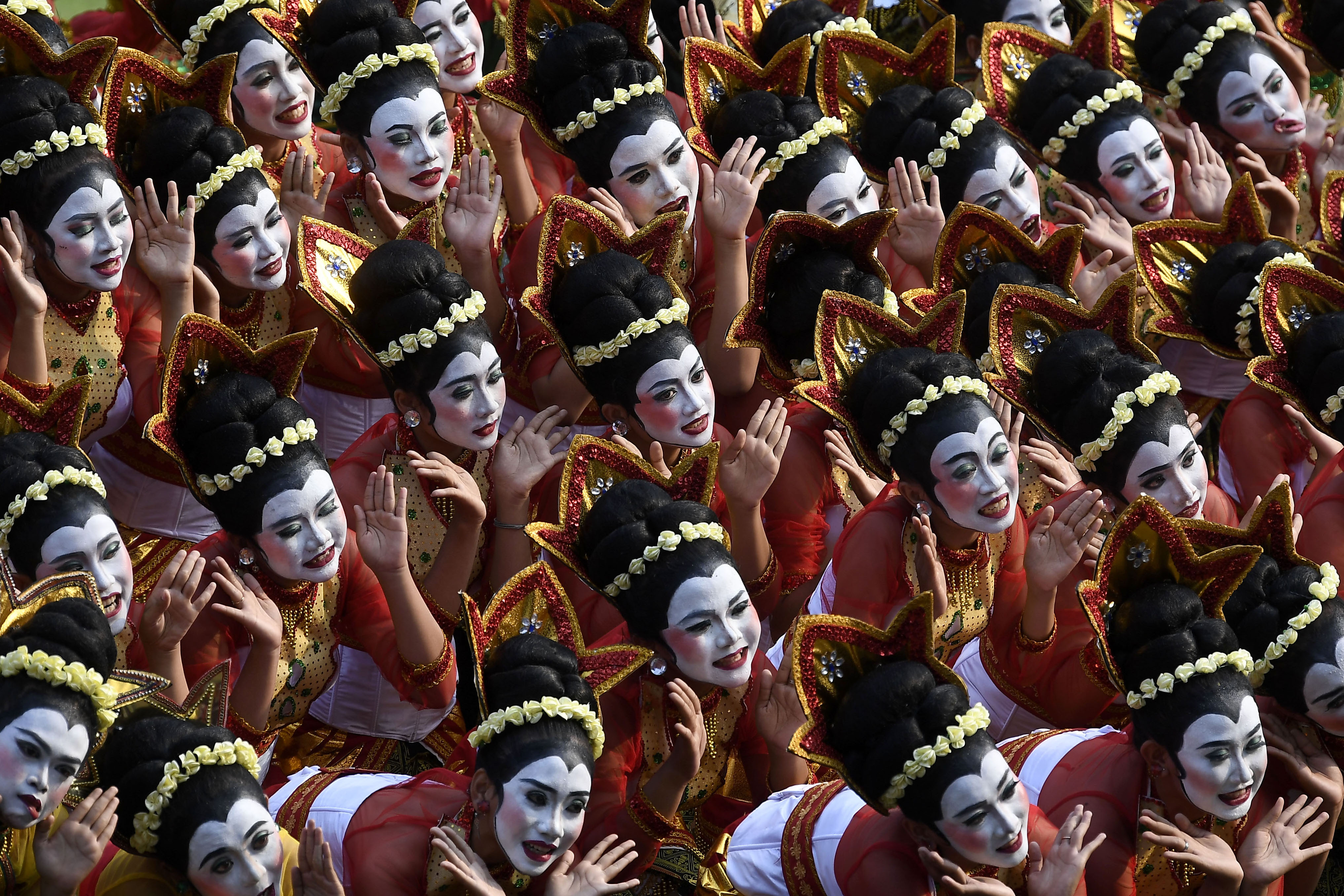 Upacara Penurunan Bendera Merah Putih 