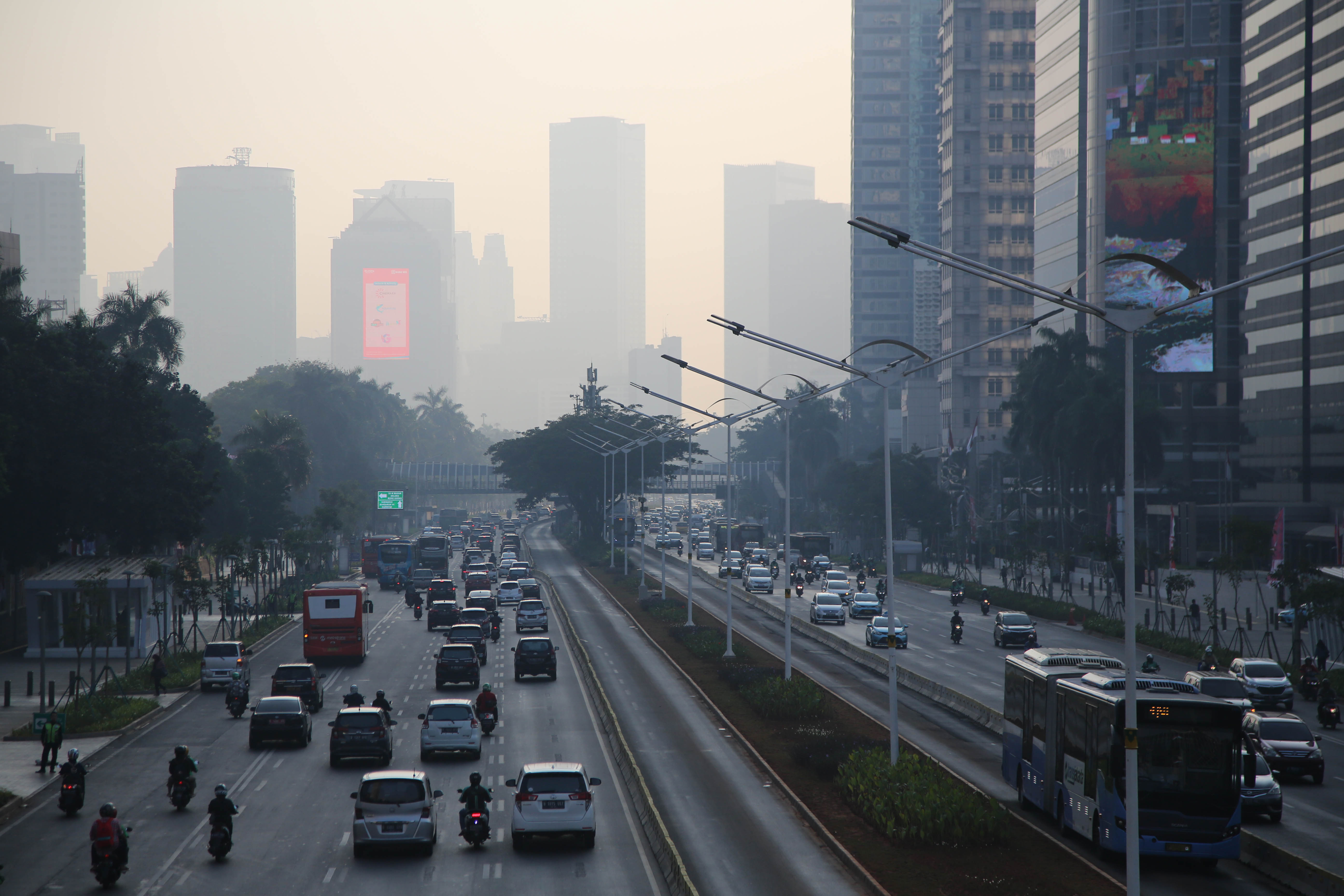 Pagi Hari Kualitas Udara Jakarta Buruk