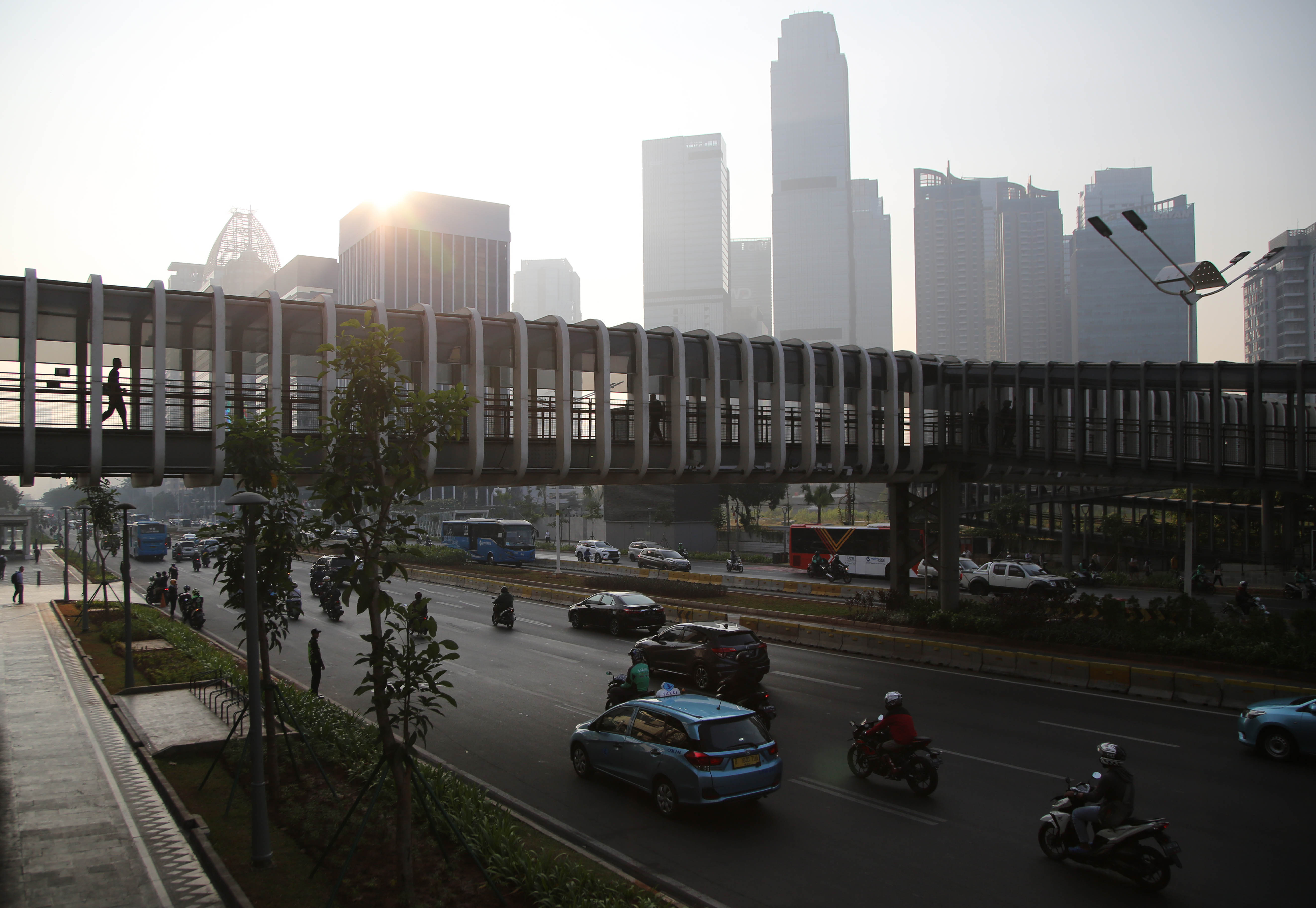 Pagi Hari Kualitas Udara Jakarta Buruk