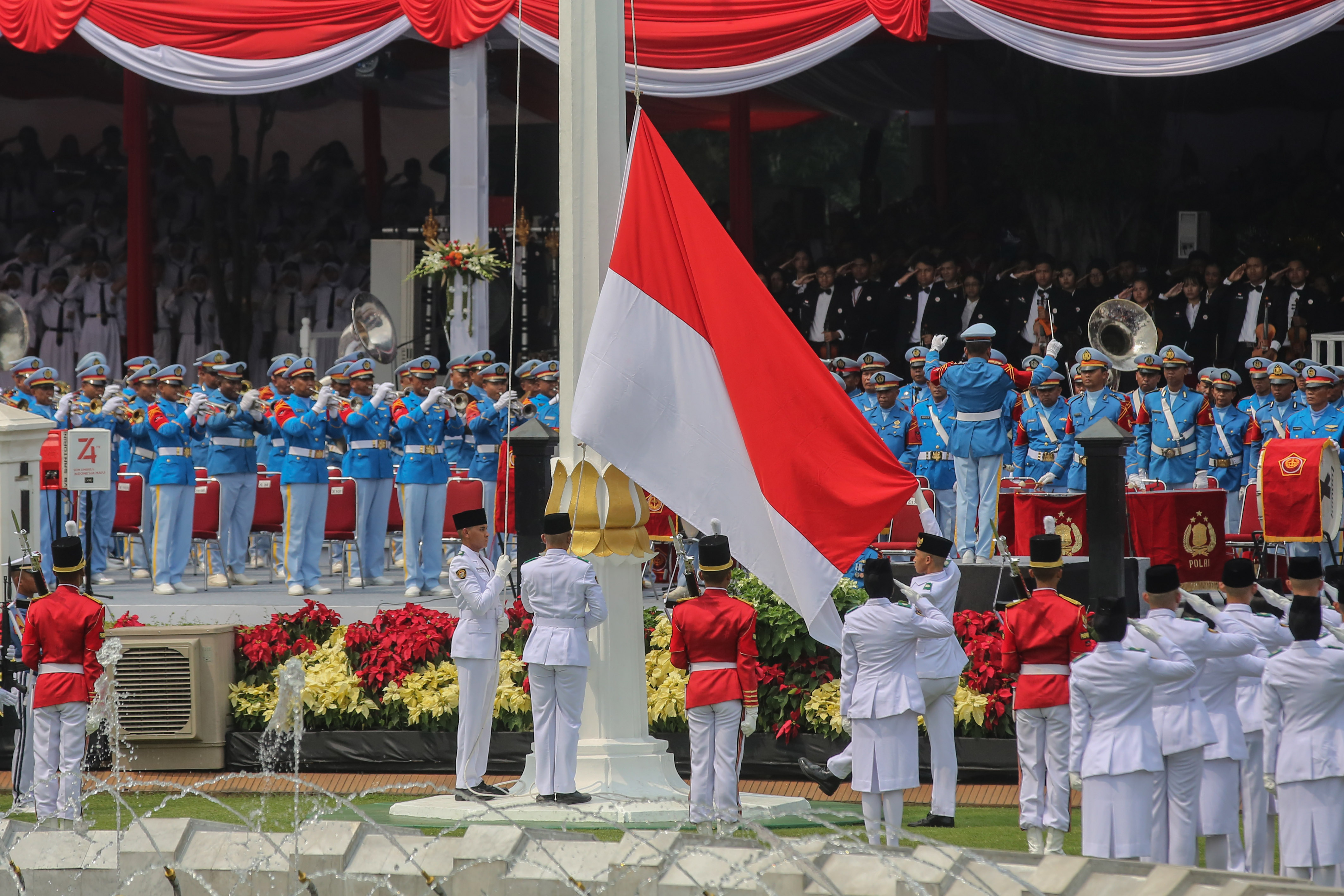 Upacara Peringatan Detik-Detik Proklamasi Kemerdekaan ke-74