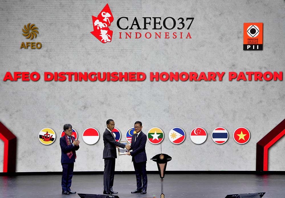 Pembukaan Conference ASEAN Federation of Engineering Organization