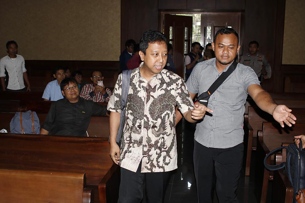 Sidang Dakwaan Romahurmuziy