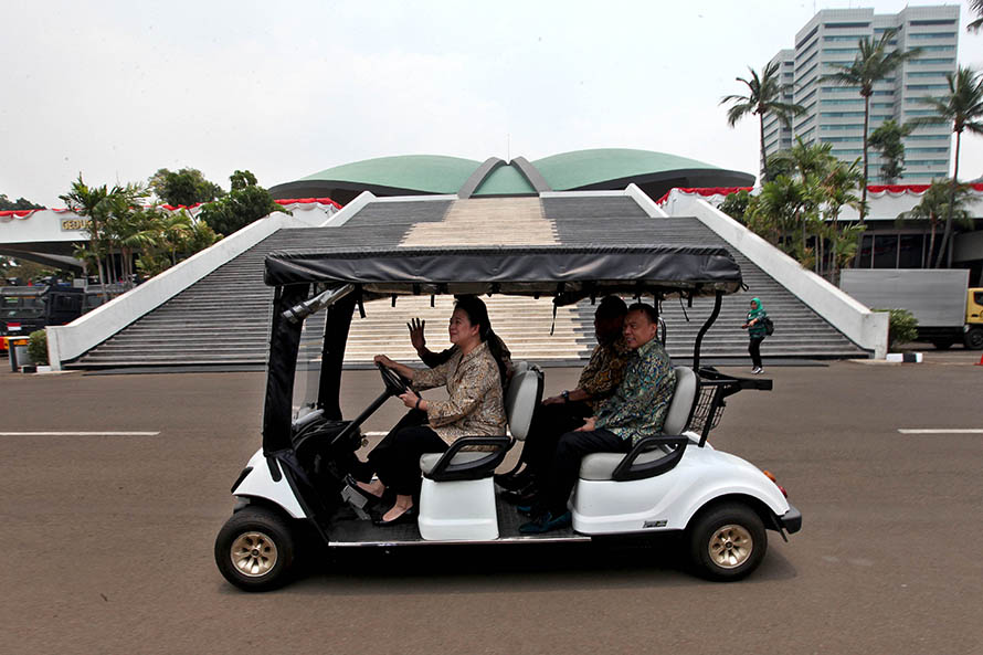 Ketua DPR Pantau Lingkungan DPR