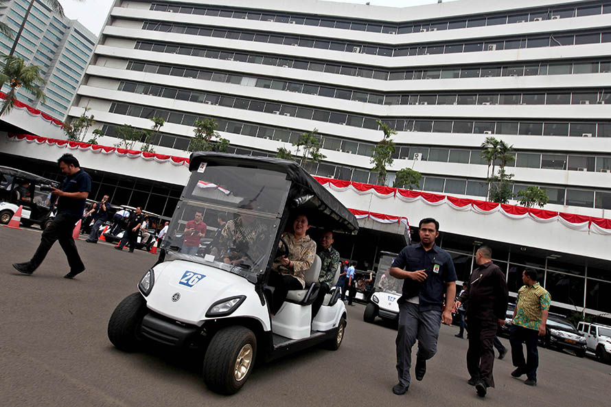 Ketua DPR Pantau Lingkungan DPR