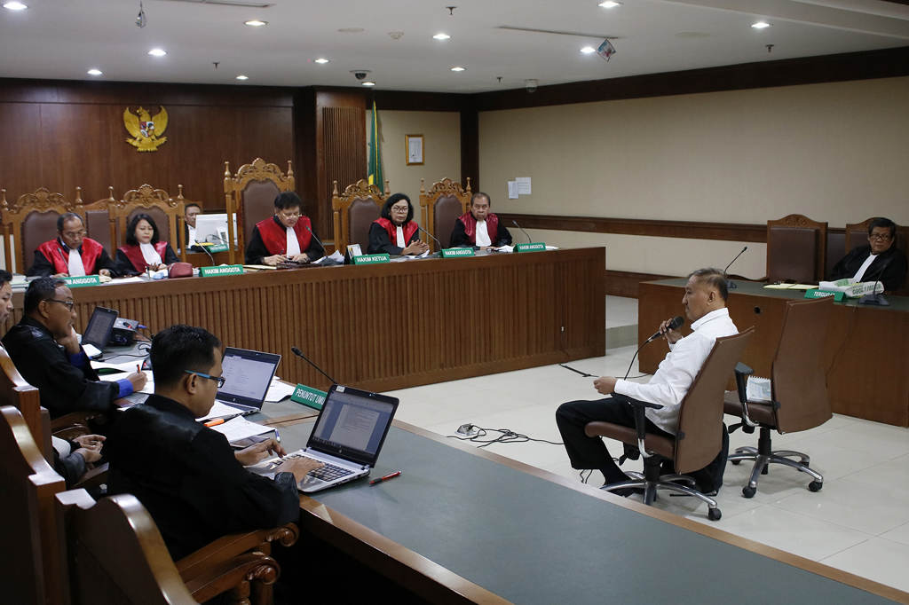 Markus Nari Menjalani Sidang Lanjutan di Pengadilan Tipikor