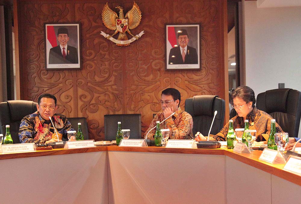 Rapat Pimpinan Baru MPR-RI