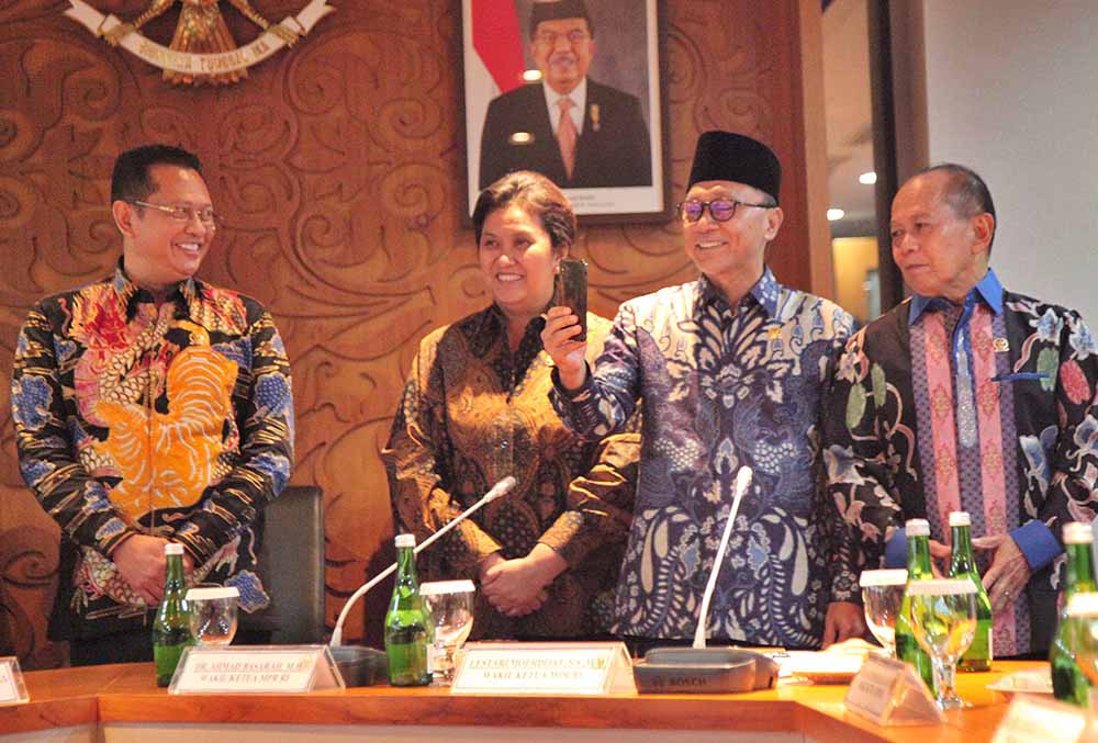 Rapat Pimpinan Baru MPR-RI