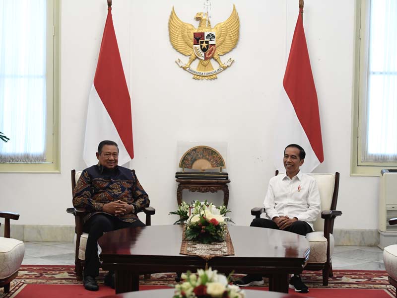 Presiden Joko Widodo Bertemu SBY