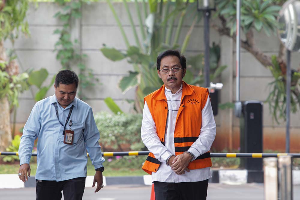 Pemeriksaan Tersangka Gubernur Kepri Nonaktif Nurdin Basirun