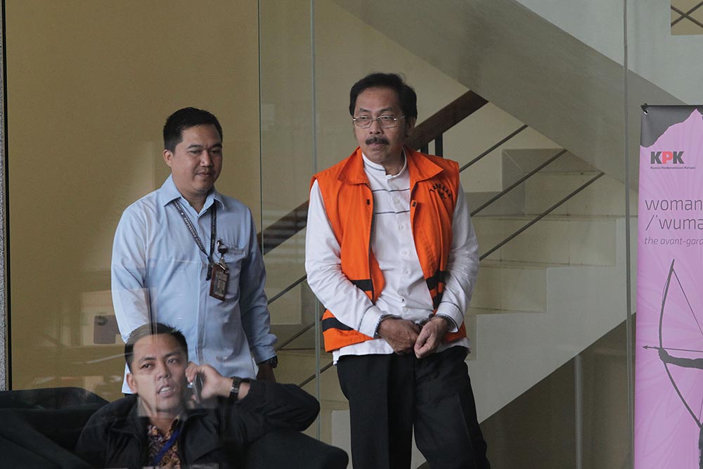 Pemeriksaan Tersangka Gubernur Kepri Nonaktif Nurdin Basirun