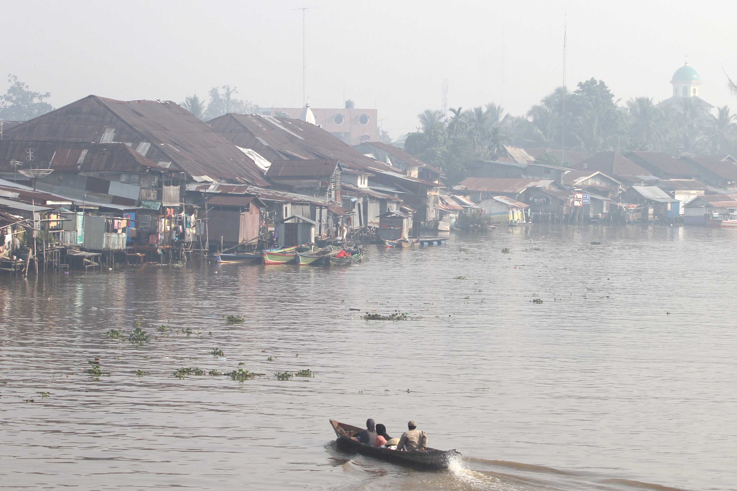 Kabut Asap kembali Selimuti Banjarmasin