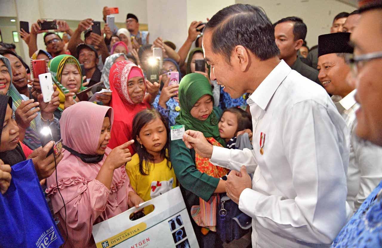 Presiden Jokowi Tinjau Penanganan Pasien BPJS di Subang