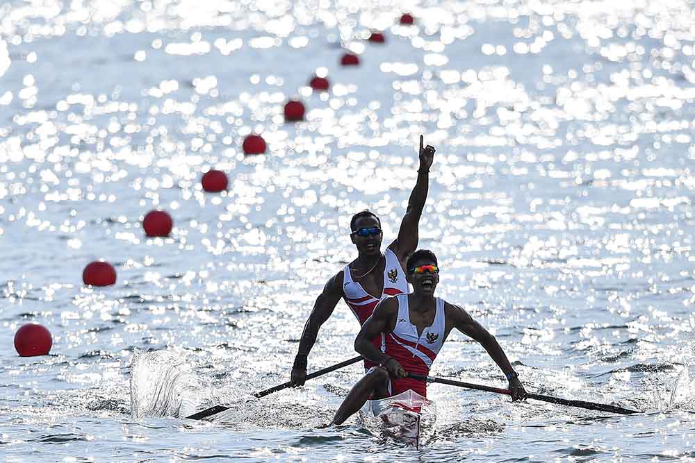 Kano Double Putra 1.000 Meter Sumbang Emas