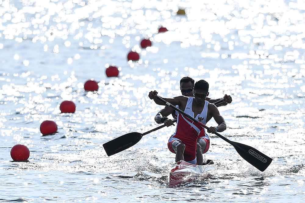 Kano Double Putra 1.000 Meter Sumbang Emas