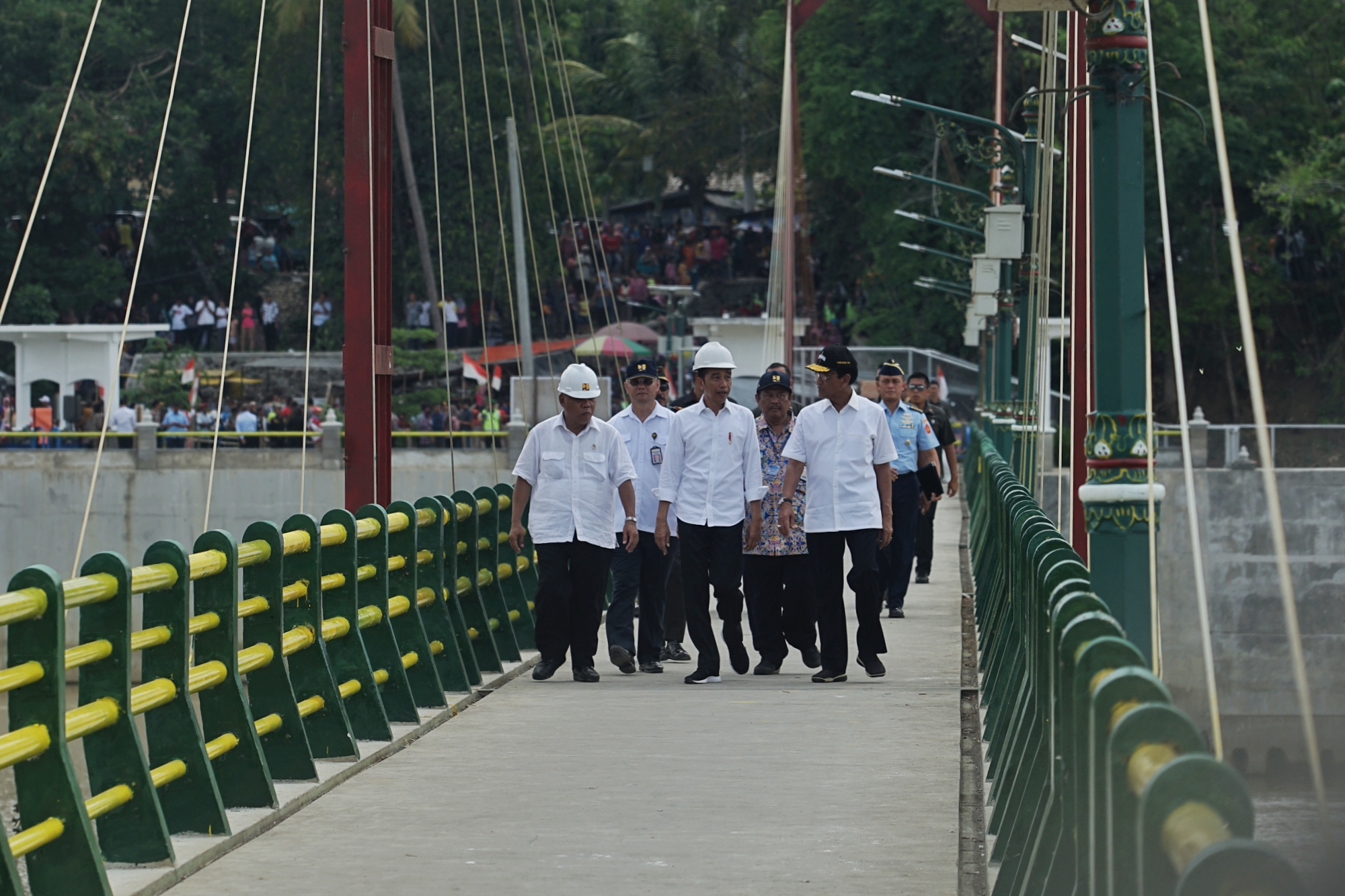 Presiden Resmikan Bendung Kamijoro