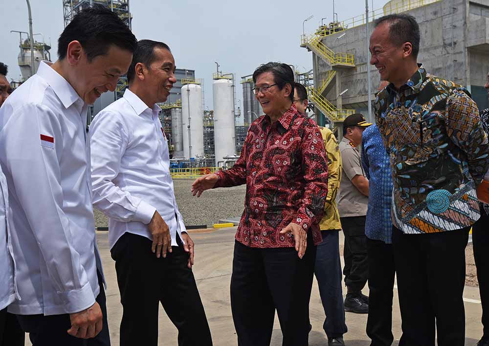 Presiden Joko Widodo Meresmikan Pabrik Baru Polyethylene