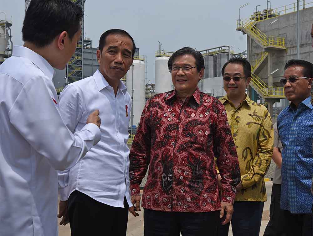 Presiden Joko Widodo Meresmikan Pabrik Baru Polyethylene